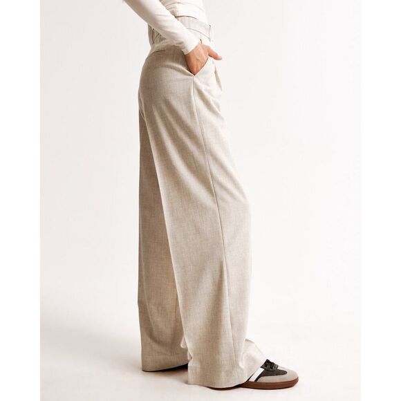 Abercrombie & Fitch Harper Ultra Wide Leg Pants Size Size 31 Long - Picture 2 of 10